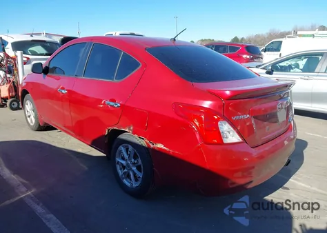 2014 Nissan Versa 1.6 Sv z USA, uszkodzony, nr VIN 3N1CN7AP9EL840956